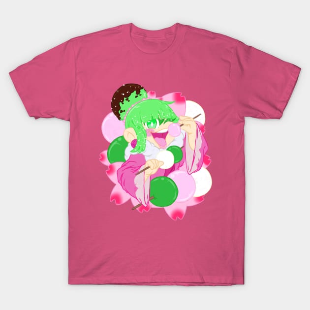 Mochi Mochi T-Shirt by Squid Mama Art